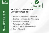 Geniessen Sie die Ruhe in Klosterneuburg - begehrter Baugrund (Baurecht) für Ihr künftiges Eigenheim - JETZT ANFRAGEN