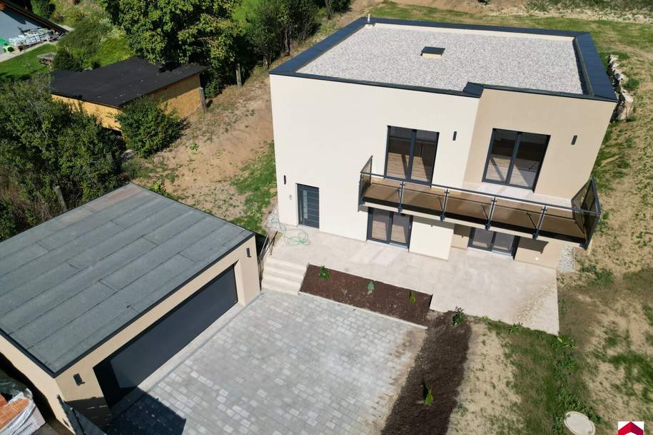 Einfamilienhaus in sonniger Lage - schlüsselfertiger Neubau mit Terrasse, Balkon und Doppelgarage, Haus-kauf, 650.000,€, 3062 Sankt Pölten(Land)