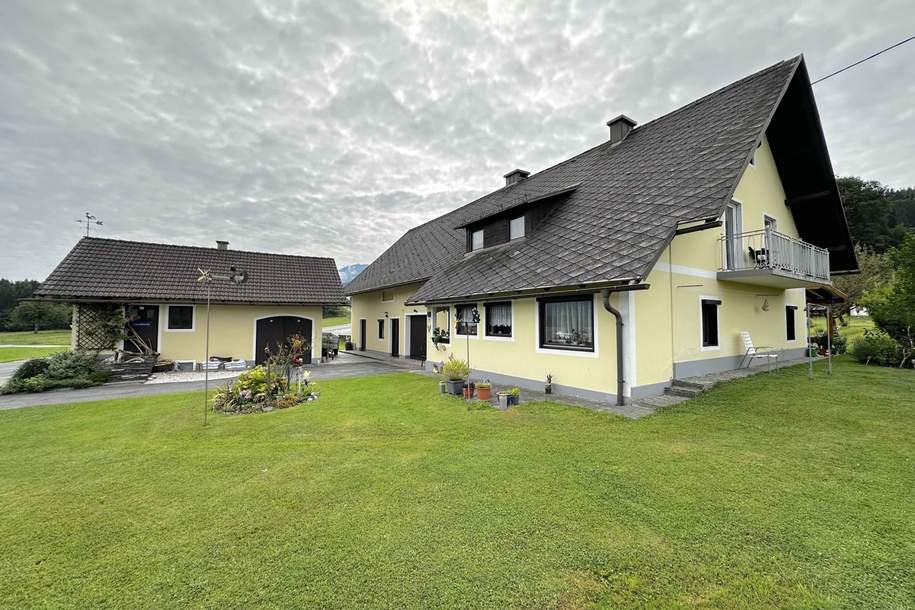 Gepflegtes und geräumiges Wohnhaus samt Nebengebäude in Feistritz im Rosental, Haus-kauf, 335.000,€, 9181 Klagenfurt Land