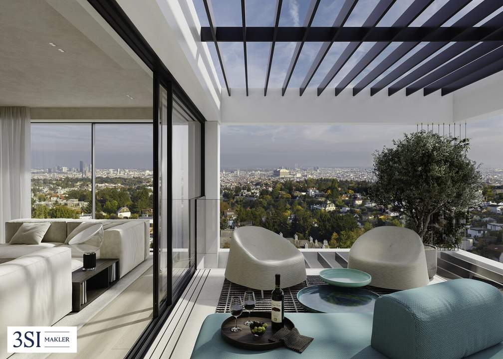 Wohnen mit Rundumblick – Wohnung mit umlaufendem Balkon und Terrasse