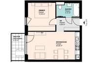 Gemütliche und moderne 2-Zimmer-Wohnung mit Balkon