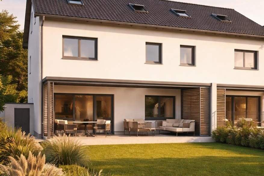 MODERNE DOPPELHÄUSER (ab 109 m² bis 140 m²) in bevorzugter SIEDLUNGSLAGE - MUSTERHAUS VORHANDEN, Haus-kauf, 418.870,€, 4614 Wels-Land