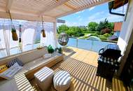 Wohnjuwel mit 2 Wohnungen (ca. 290 m² Wfl.), 2 Terrassen, Gartenareal mit Pool & Poolhaus - Neuzeug