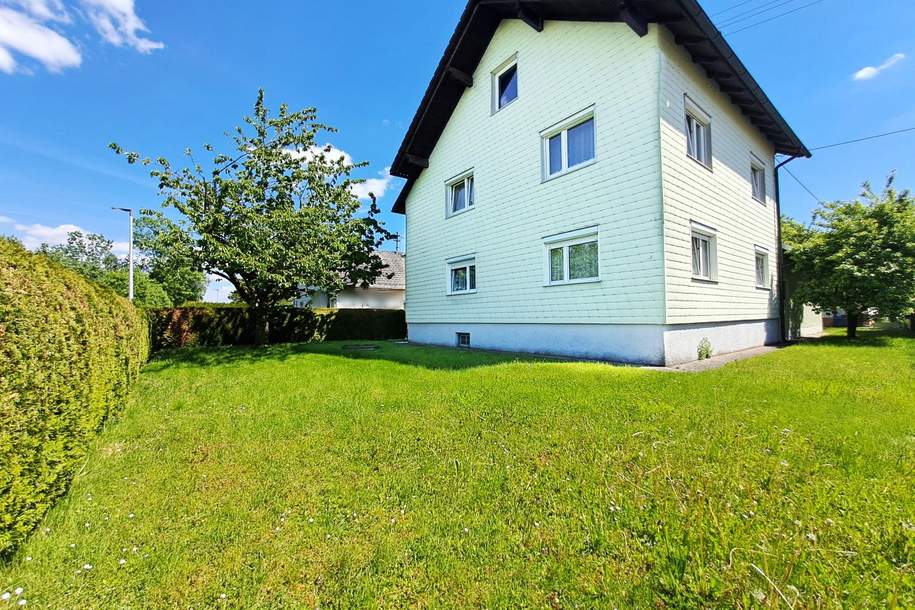 Geräumiges Familienhaus mit pflegeleichtem Garten, großem Balkon & Doppelgarage!, Haus-kauf, 210.000,€, 4715 Grieskirchen