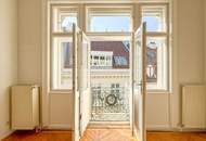Nähe Stephansplatz: 3 Zimmer Altbaumiete mit französischem Balkon