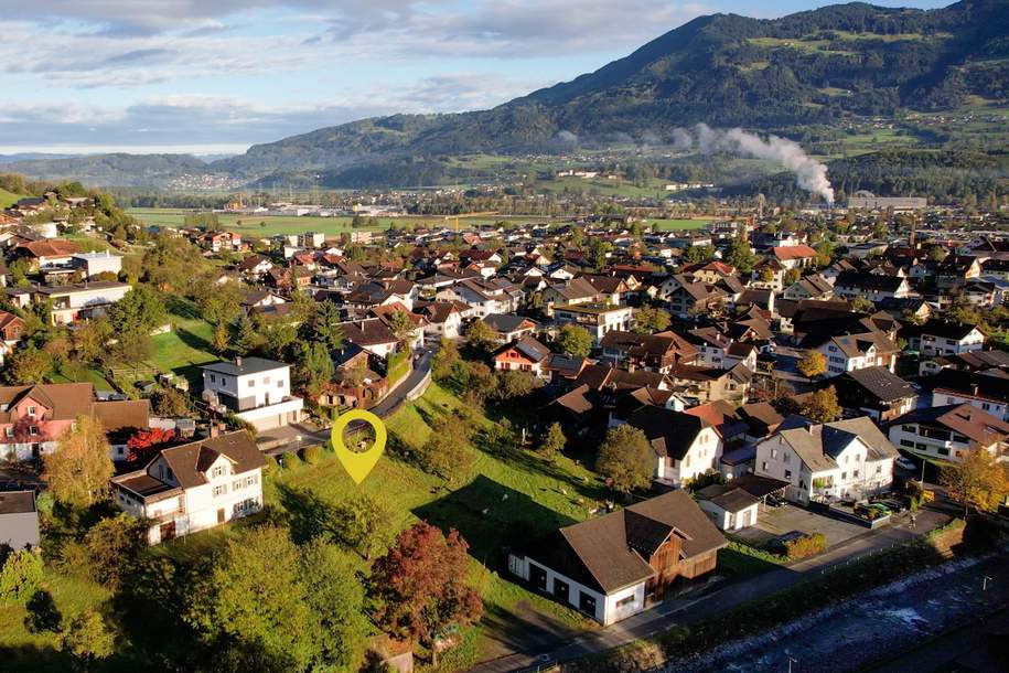 Natur, Aussicht und Lebensqualität - leistbares Grundstück in Nenzing, Grund und Boden-kauf, 165.000,€, 6710 Bludenz