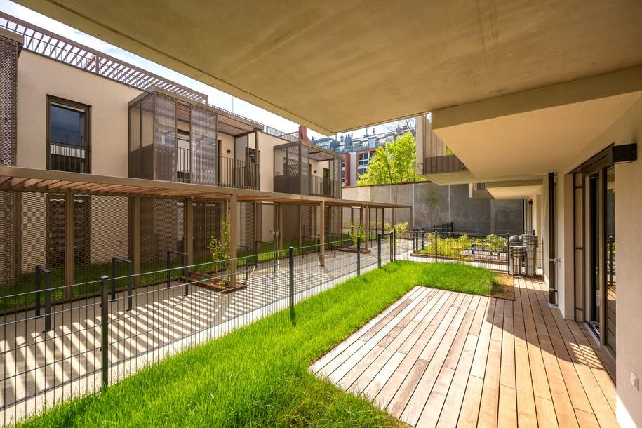 EDUART-The Art of Living – Exclusive 2-Room New-Build Apartment (Second Occupancy) with 22 m² Private Garden and 13 m² Terrace! (Unit 6/2), Wohnung-miete, 1.335,00,€, 1180 Wien 18., Währing