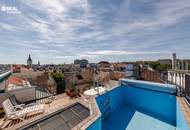 Außergewöhnliches Penthouse mit Dachterrassenpool und Blick über Wien