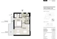 Sonnendeck: 50 m² DG-Apartment mit fast 12 m² Terrasse. Nähe Strandcafé Alte Donau