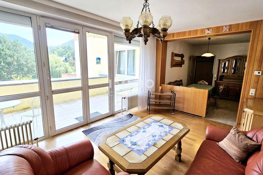 Charmante 3-Zimmer-Wohnung mit großer Terrasse in ruhiger Lage mit Grünblick in Pernitz, Wohnung-miete, 899,50,€, 2763 Wiener Neustadt(Land)