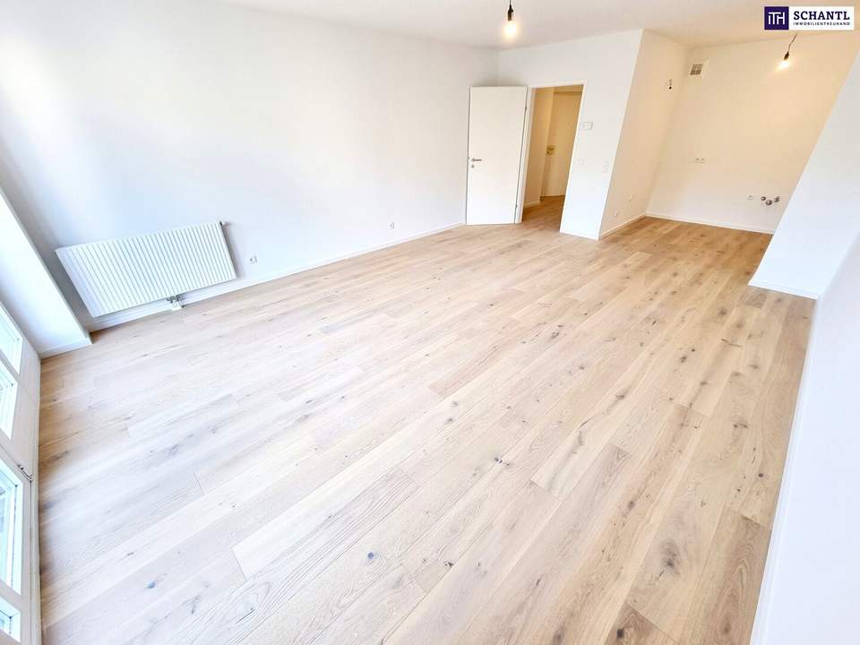 Nochmals reduziert! Absolute Ruhelage und viel Grün! Frisch sanierte Kleinwohnung mit hofseitigem Balkon! Blick ins Grüne + Tolle Infrastruktur + Garagenplatz im Haus! Jetzt zugreifen!