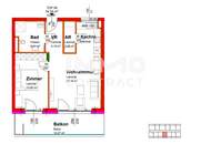 54,19qm 2ZI- Balkon-Wohnung