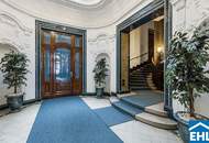 Prachtvolle Altbauwohnung in Wiener Bestlage mit Blick auf die französische Botschaft