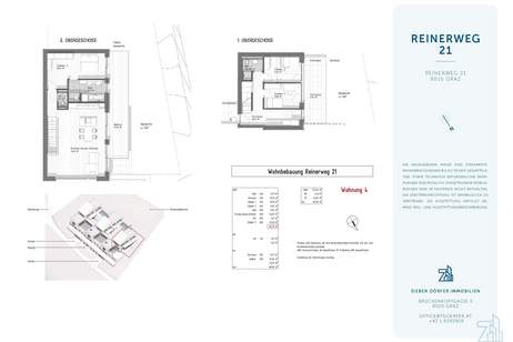 Provisionsfreies Familiendomizil im Grünen I 4-Zimmer-Maisonette I Garten + Terrasse I Neubauprojekt!, Wohnung-kauf, 911.000,€, 8010 Graz(Stadt)