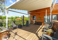 RESERVIERT! ARCHITEKTURJUWEL IN FLORIDSDORF – RUHIGE LAGE NAHE DER DONAU MIT WINTERGARTEN, DACHTERRASSE UND PV-ANLAGE