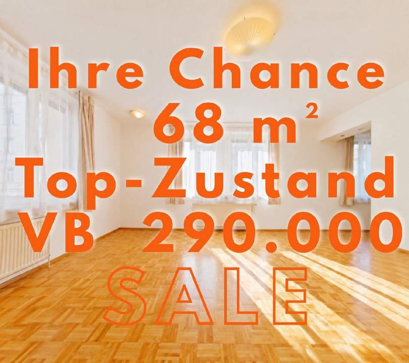 IHRE CHANCE FÜR DEN 5., TOP-ZUSTAND: 68 m² CITY-APARTMENT +BACHERPLATZ-NÄHE +SCHLOSS-QUADRAT-NÄHE