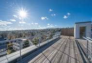 Dachterrassentraum im Grünen mit Blick über Wien| 4 Zimmer mit großzügigen Außenflächen