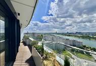 NEU! Doorman, Gym, Pool, div. Lounges UND den schönsten Ausblick auf Stephansdom, Prater & Neue Donau