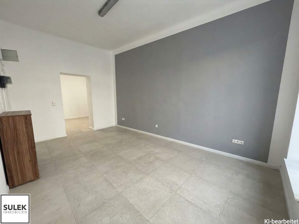 **Gymnasiumstraße: 34 m² Geschäftslokal – Büro / Schauraum / Atelier / Studio/ PopUp etc. KEINE Gastro – vielseitig nutzbar**