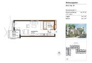 Ruhig gelegene 1-Zimmer Wohnung umgeben von Grün - Willkommen im Theos