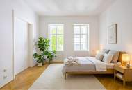 Das Stadtleben in Ruhe genießen: Stil-Altbauwohnung in lebendiger Lage an der Grenze 7./8. Bezirk