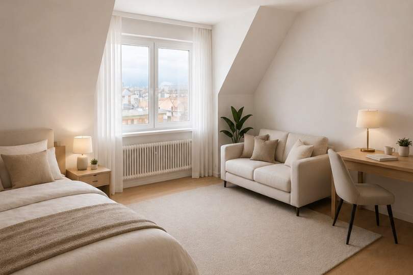 Erstbezug: 2er WG mit Ausblick in Top-Lage I Perfekte Verkehrsanbindung + Sonnbergmarkt, Kleinobjekte-miete, 1.465,00,€, 1190 Wien 19., Döbling