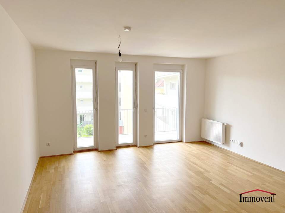 AKTION: 2 MONATE MIETFREI! 1-Zimmer-Neubauwohnung mit großem Balkon nahe der FH Joanneum!