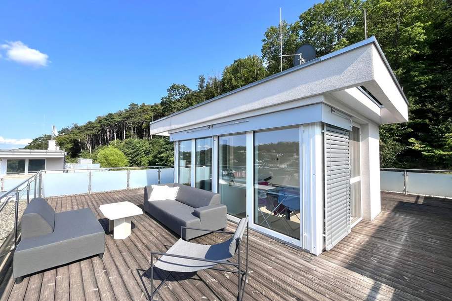 Luxuriöses Dachgeschoß-Paradies in Hinterbrühl, 130m² Garten und 100m² Dachterasse, Wohnung-kauf, 669.000,€, 2371 Mödling