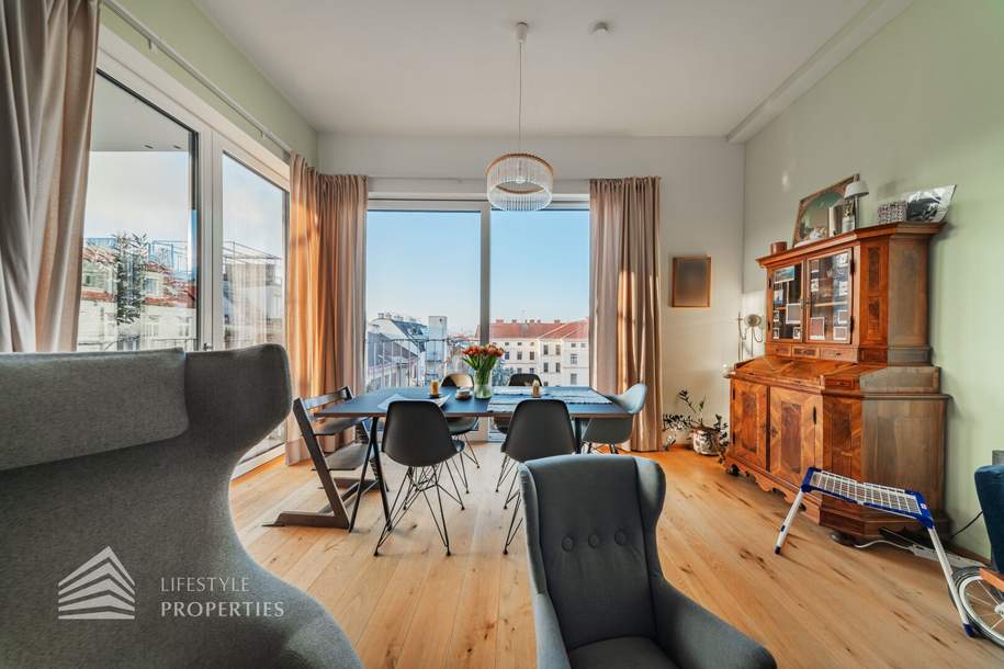 Wunderschöne 3-Zimmer Wohnung mit Balkon und Loggia, Nähe Matzleinsdorferplatz, Wohnung-miete, 2.122,74,€, 1050 Wien 5., Margareten