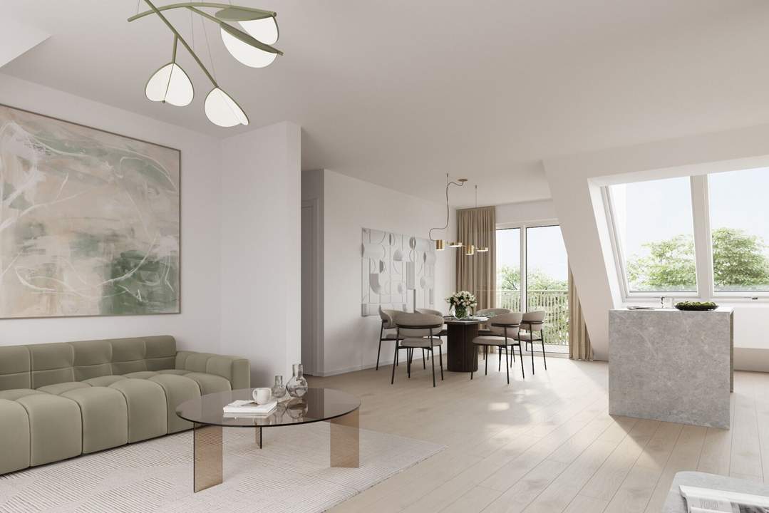Hochwertige 2-Zimmer-Neubauwohnung mit Top-Anbindung