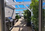 AUßERGEWÖHNLICHE DACHGESCHOSSWOHNUNG mit XL- Terrasse und großzügigem Garagenplatz-- Topzustand in 1130 Wien !