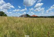 Sonniger Baugrund mit Burgblick