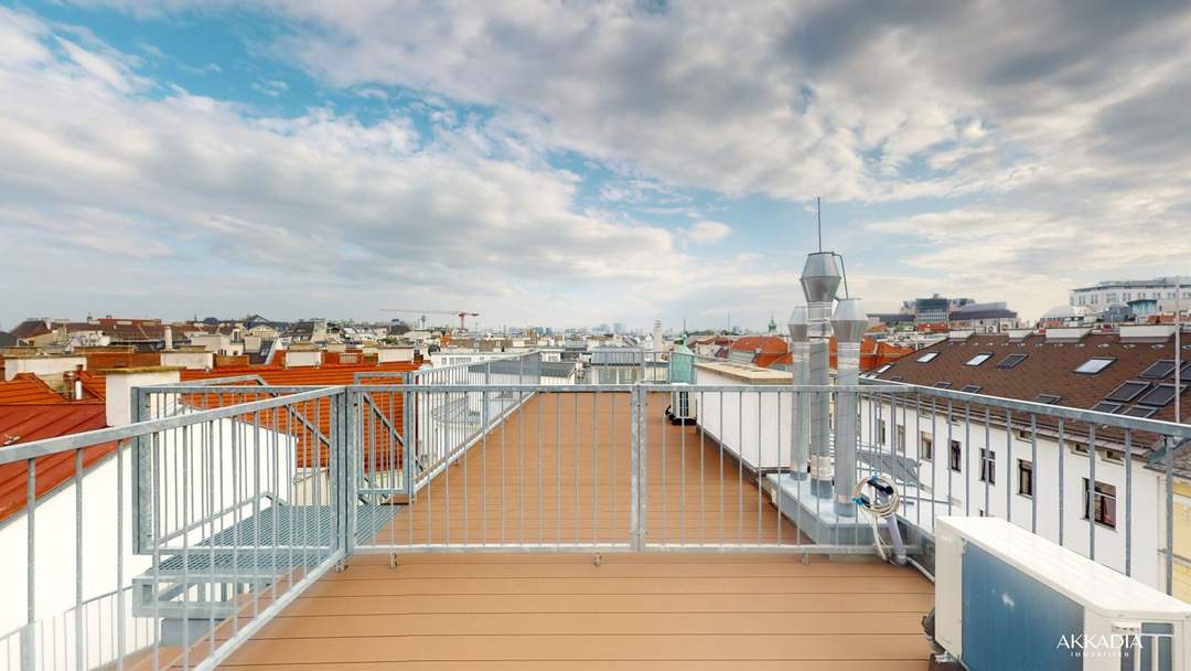 "Urban Oasis" - Moderne DG-Wohnung mit unvergleichlicher Dachterrasse