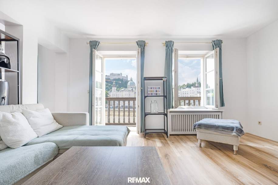 Salzburg im Blick: 2 Zi. Wohnung, Balkon und direkter Festungsblick, Wohnung-kauf, 399.000,€, 5020 Salzburg(Stadt)