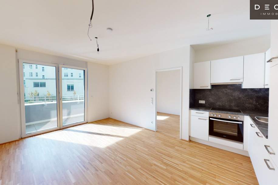 | AB MITTE JUNI | ZWEI ZIMMER | SÜDEN | INNENHOF, Wohnung-miete, 989,00,€, 1110 Wien 22., Donaustadt