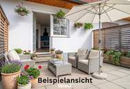 Vermietete Maisonette-Wohnung mit Terrasse, Eigengarten und Carport