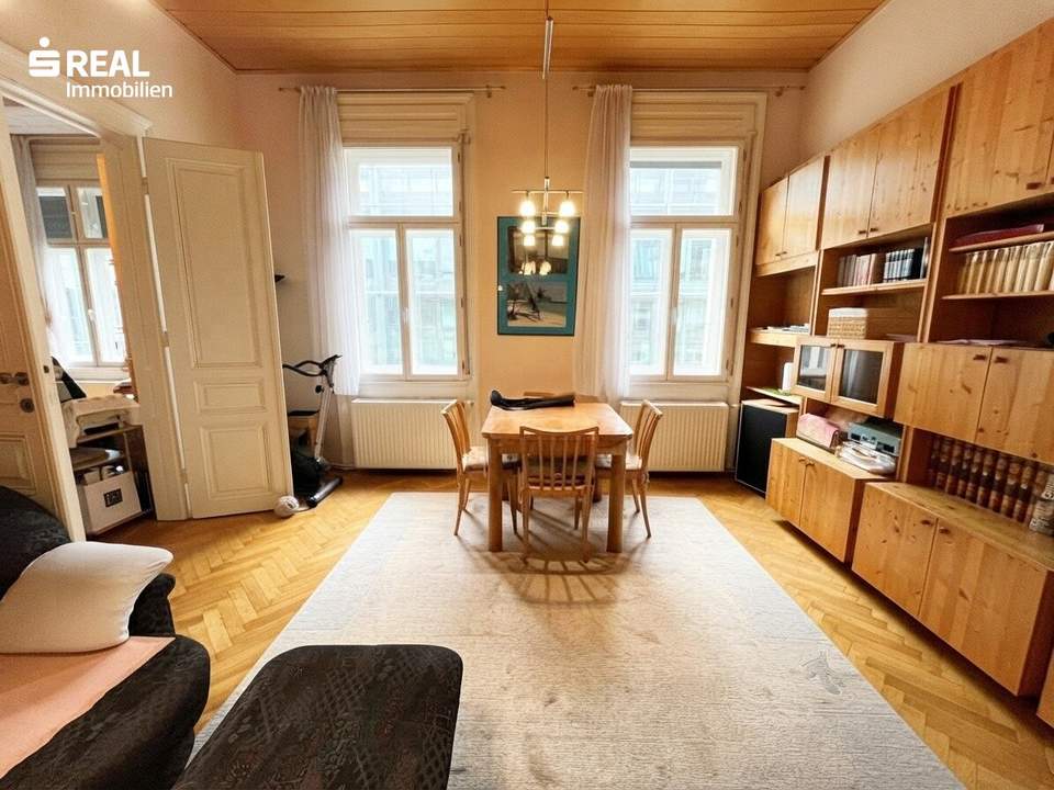 Attraktive 3-Zimmer-Altbauwohnung in Top-Lage bei Wien Mitte
