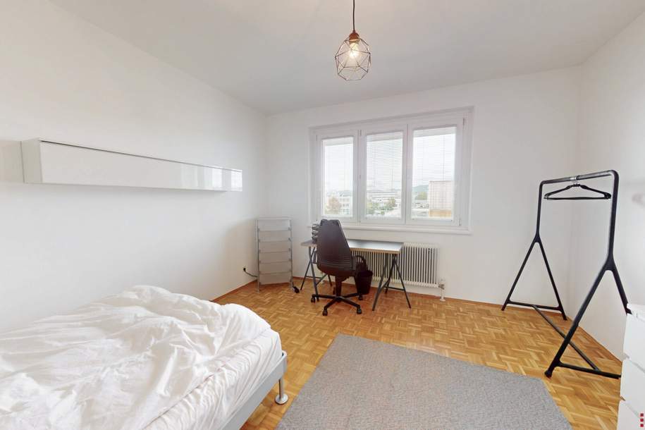 WG-ZIMMER in 3er-STUDENTEN-WG mit AUßENFLÄCHE (550,- Warmmiete Gesamt), Wohnung-miete, 550,00,€, 3500 Krems an der Donau(Stadt)