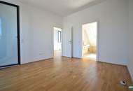 Exklusive 2‑Zimmer‑DG‑Wohnung mit sonniger Hofterrasse und Weitblick über Wien