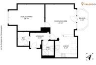 Einzugsbereite 2-Zimmer-Wohnung mit Balkon in ruhiger Wohnlage