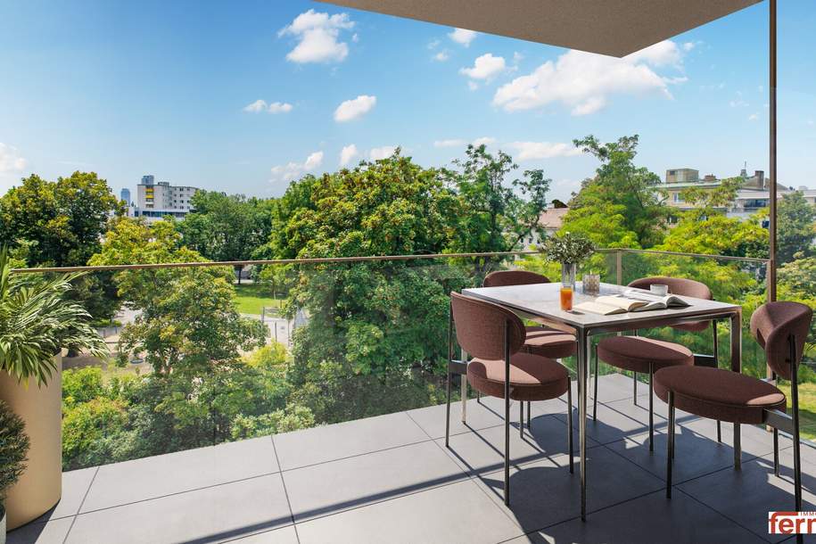 Hochwertige Wohnung mit zwei ZImmern mit Parkblick, beste Ausstattung, Aktion bis 30.6.2026, Wohnung-kauf, 299.000,€, 1210 Wien 22., Donaustadt
