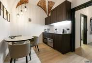 Stilvoller 37 m²-Altbau in 1190 – Gewölbedecken, Designbad & Einbauküche – Wohnen beim Weingarten