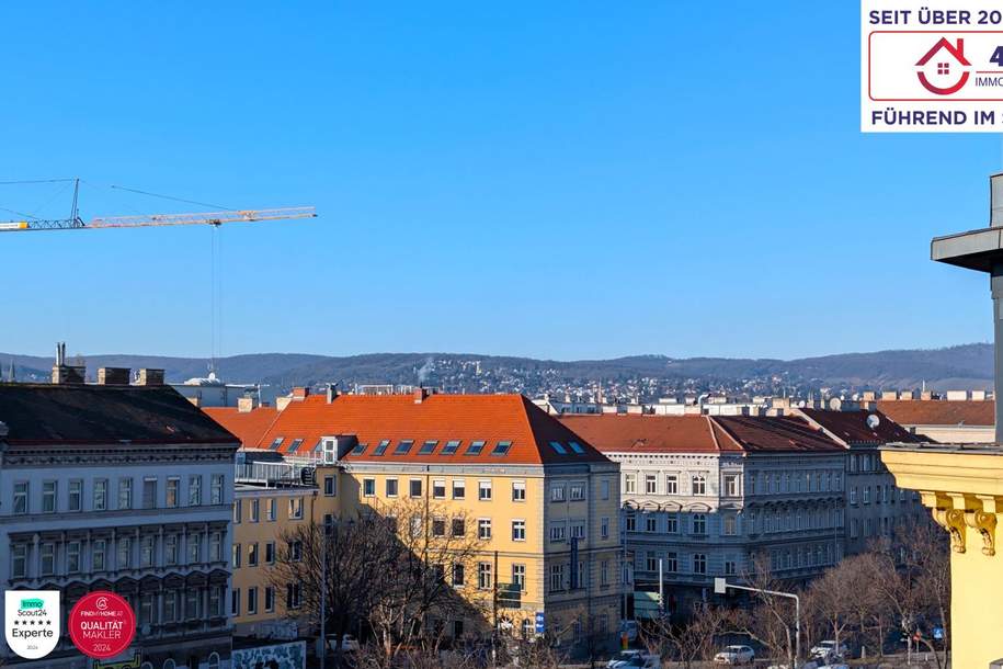 Urbane 33 m² Wohnung mit Altbauflair Lift &amp; traumhafter Aussicht, Wohnung-kauf, 168.000,€, 1070 Wien 7., Neubau