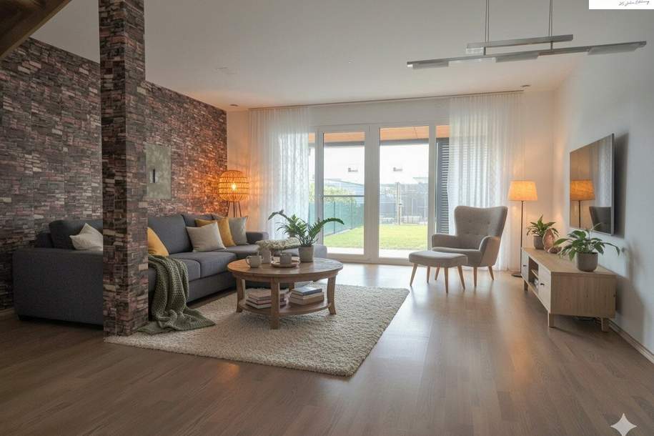 Modernes Niedrigenergie-Reihenhaus mit Garten in Theresienfeld, Haus-kauf, 379.000,€, 2604 Wiener Neustadt(Land)