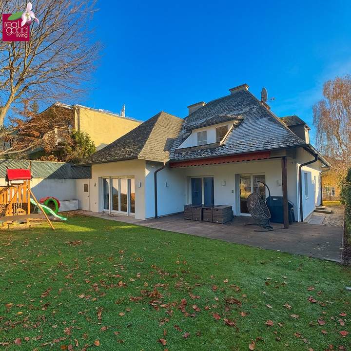 Luxuriöses Refugium in Döbling – Architektonisches Einfamilienhaus mit Pool, Garten & Ausbaureserve