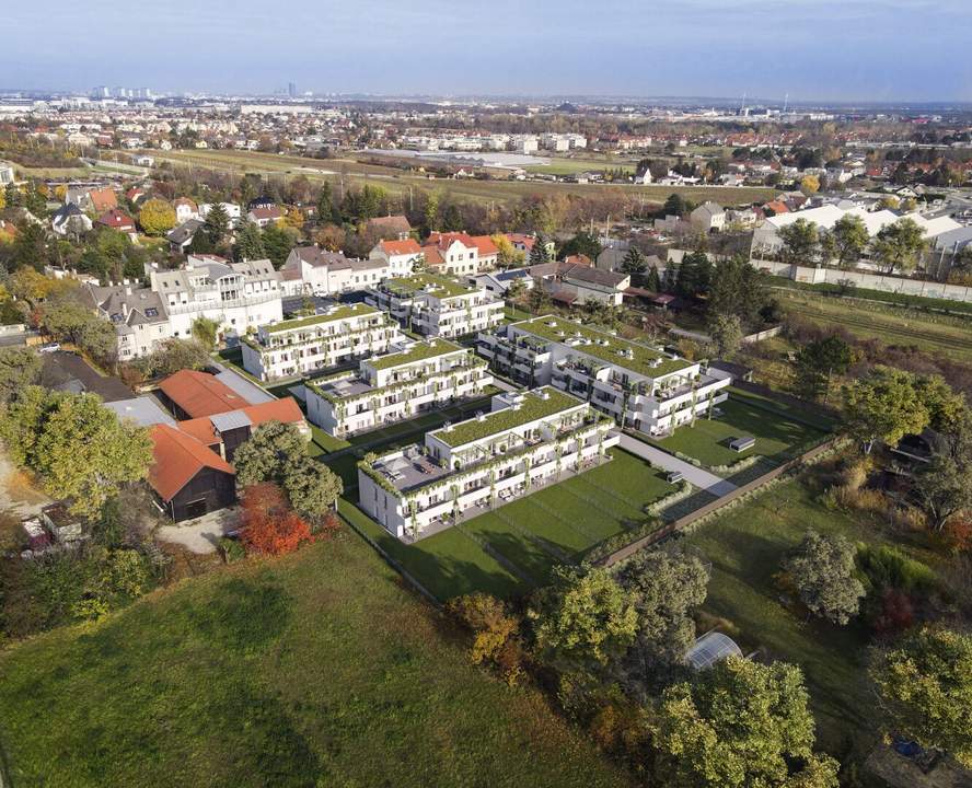 THE VINEYARD. 1 Zimmer Wohnung mit großem Balkon.