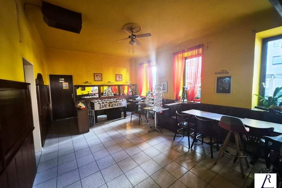 **Cafehaus/Lokal samt Wohnung sucht neuen Betreiber**, Gewerbeobjekt-miete, 1.522,00,€, 1120 Wien 12., Meidling
