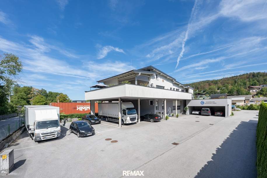 Gewerbeimmobilie mit Penthouse, Hallenflächen und großem Außenbereich, Gewerbeobjekt-kauf, 1.390.000,€, 5411 Hallein