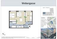 Sympathische, HOFSEITIGE 3 Zimmer Neubau Wohnung, gleich bei U4 !! - WG geeignet