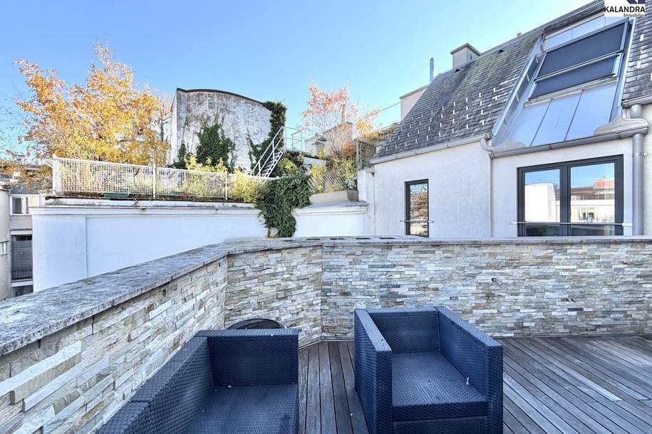 360 TOUR // MÖBLIERTE TERRASSEN-WOHNUNG, Wohnung-miete, 2.200,00,€, 1090 Wien 9., Alsergrund